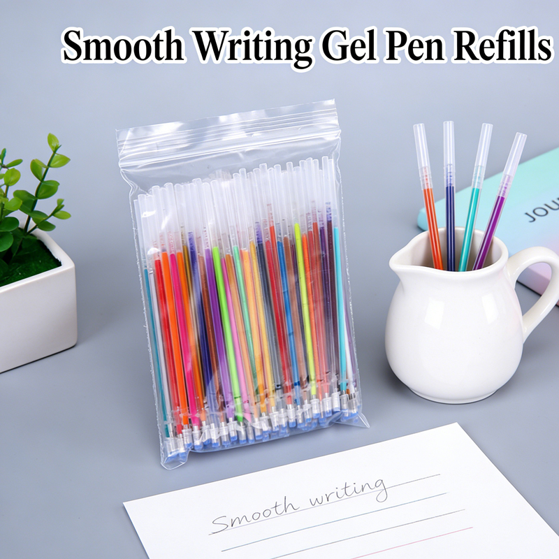 Highlighter Set Pastel - 12-100 Color Gel Pen Refills Set