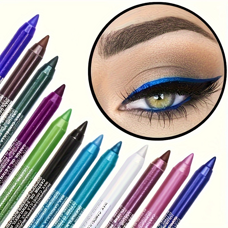 1pcs Waterproof Eyeliner Set w - Highlighter Set Pastel avaliação e preço