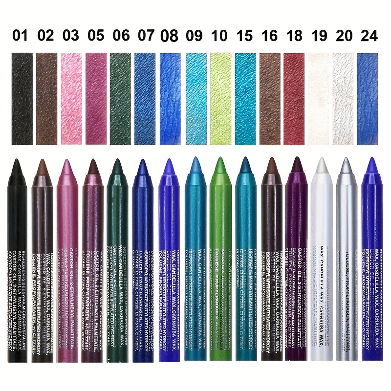 1pcs Waterproof Eyeliner Set w - Highlighter Set Pastel avaliação e preço