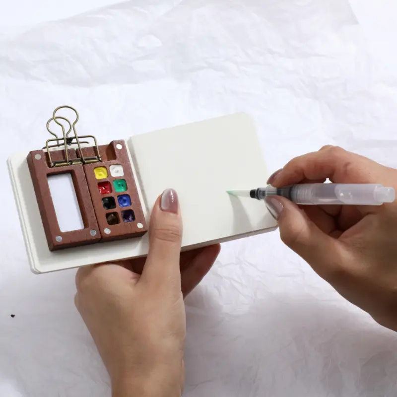 Portable Watercolor Set Travel - Binder Clip Assorted avaliação e preço