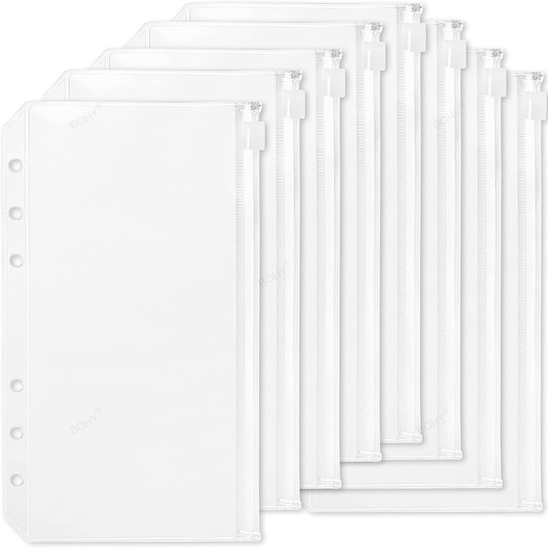 A5/A6/A7 Binder Pockets Binder - Portfolio Folder Zip avaliação e preço