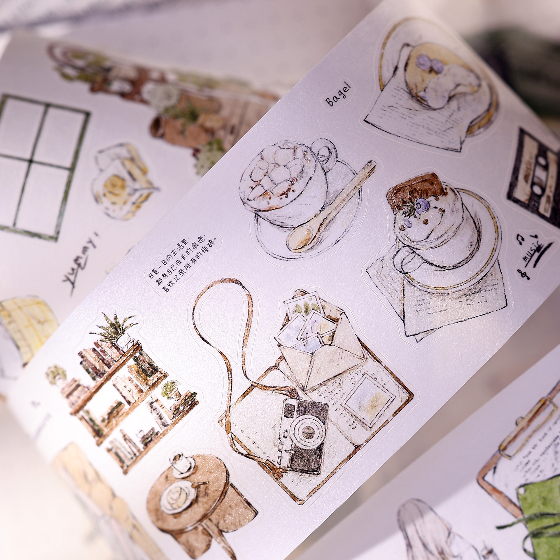 XiaoBaiJia Studio Vintage Girl - Washi Tape Set avaliação e preço
