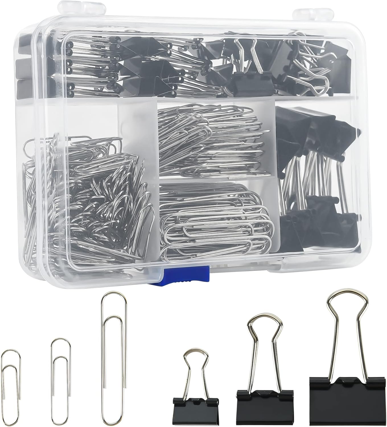 340pcs Binder Clips & Paper Cl - Binder Clip Assorted avaliação e preço