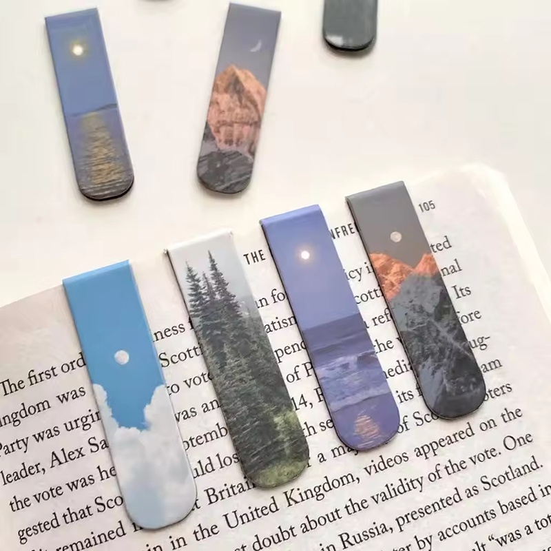 2Pcs/Set Magnetic Bookmarks Be - Paperclip Magnetic Set avaliação e preço