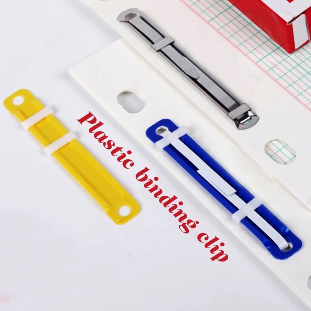 50 PCs/Set File Paper Fastener - Binder Clip Assorted avaliação e preço