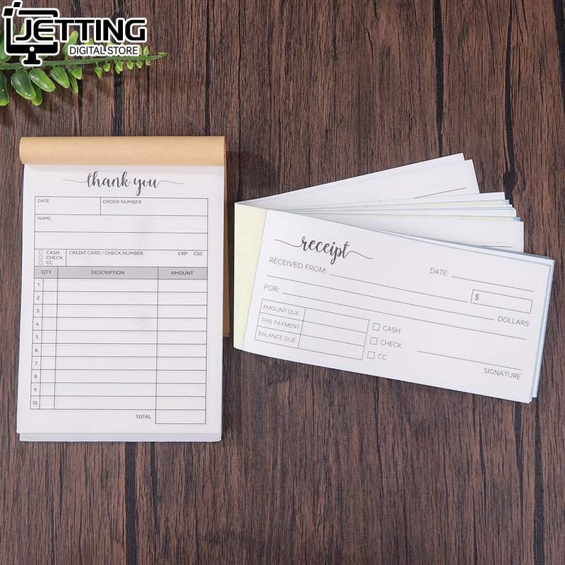 1 Receipt Book Carbonless Pape - Carbon Copy Book avaliação e preço