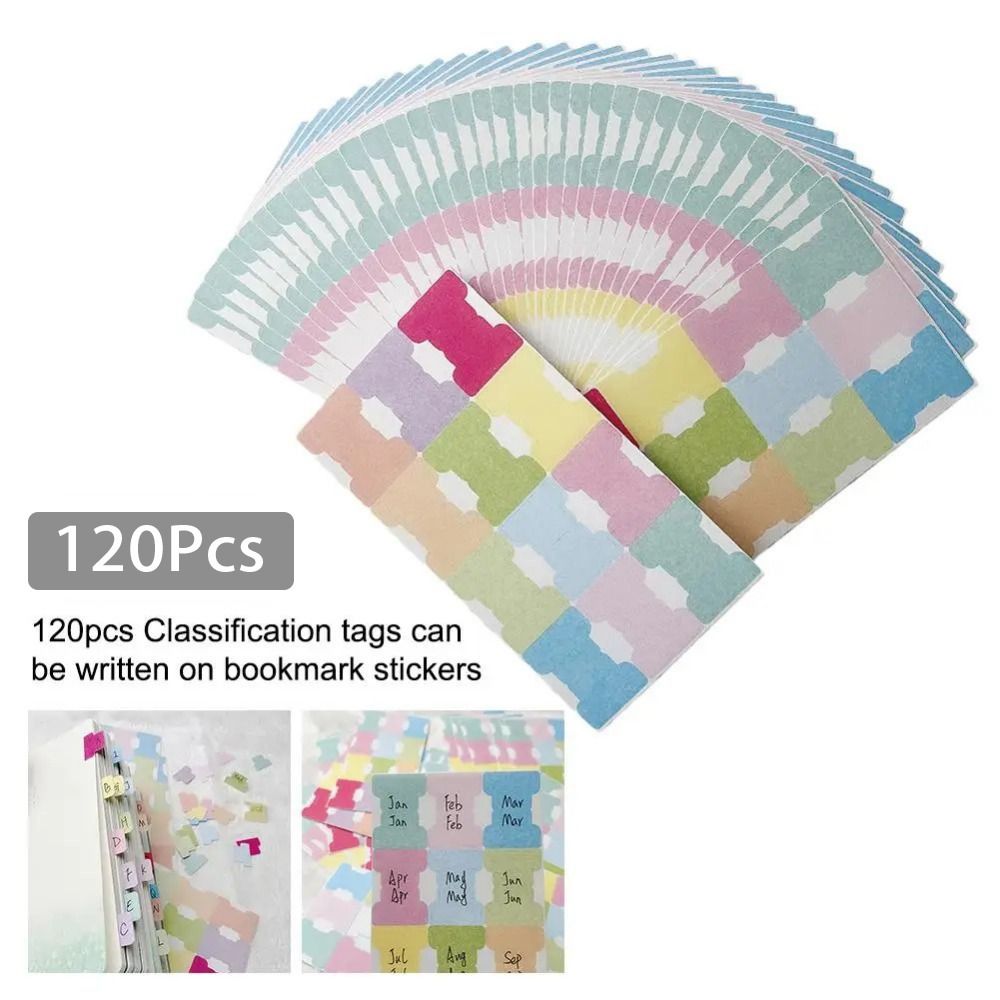 60/120Pcs Index Label Sticker  - Index Tab Divider avaliação e preço
