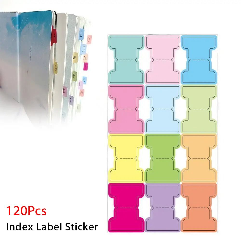 60/120Pcs Index Label Sticker  - Index Tab Divider avaliação e preço
