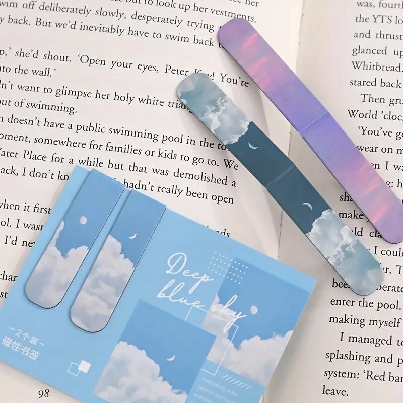 2Pcs Magnetic Bookmark Beautif - Paperclip Magnetic Set avaliação e preço