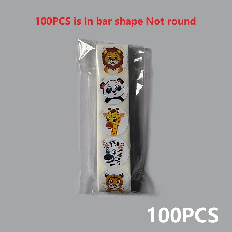 100-500pc Stickers Rolling Ani - Sticker Label Roll avaliação e preço