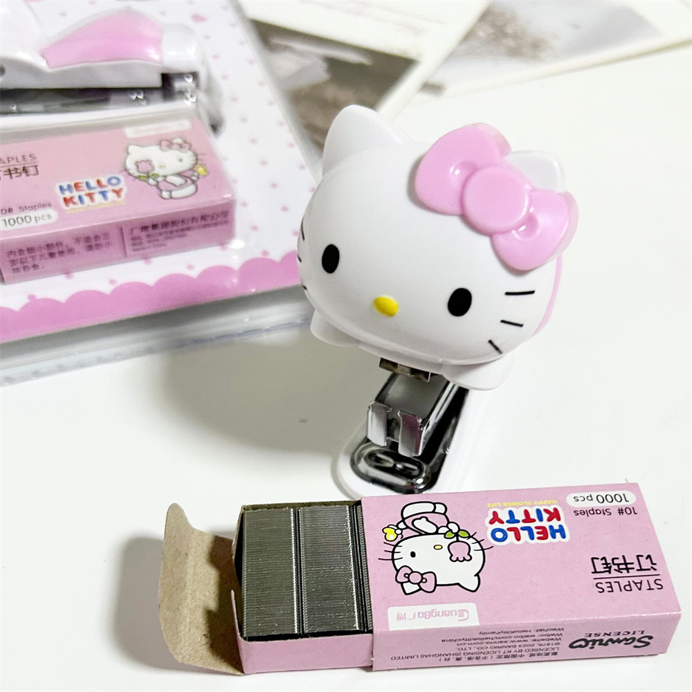 Genuine Sanrio Anime Stapler S - Office Supply Office Stationery Items avaliação e preço