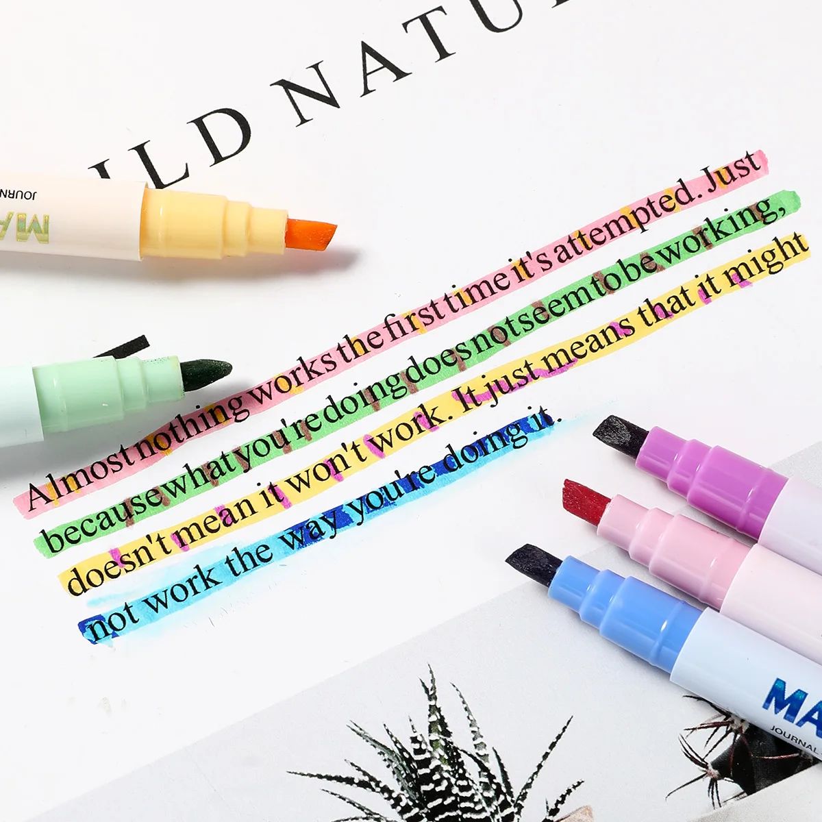 Double-ended Magic Color Chang - Highlighter Set Pastel avaliação e preço