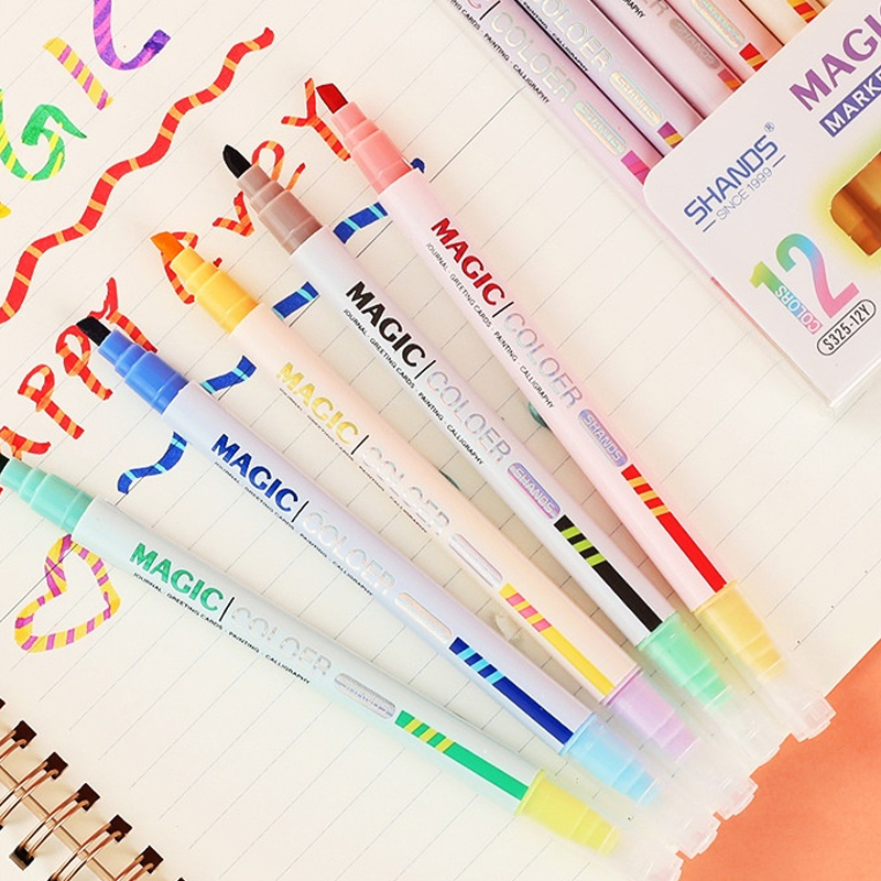 Double-ended Magic Color Chang - Highlighter Set Pastel avaliação e preço