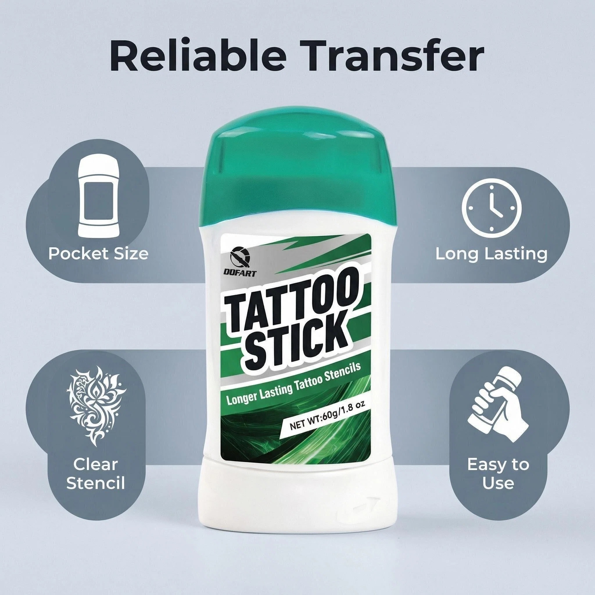 DQFART 60g Tattoo Transfer Cre - Carbon Copy Book avaliação e preço