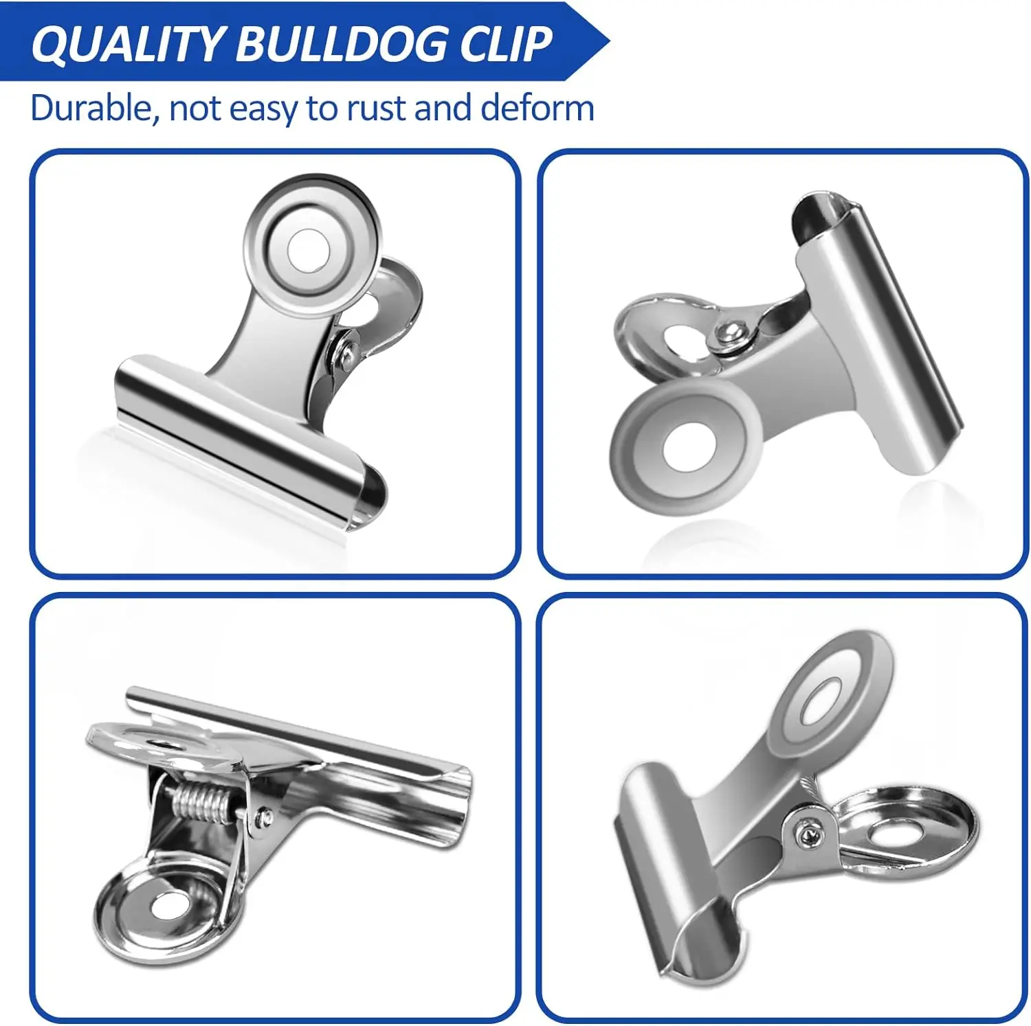 40/20PCS  Set Mini 21x23mm Met - Binder Clip Assorted avaliação e preço
