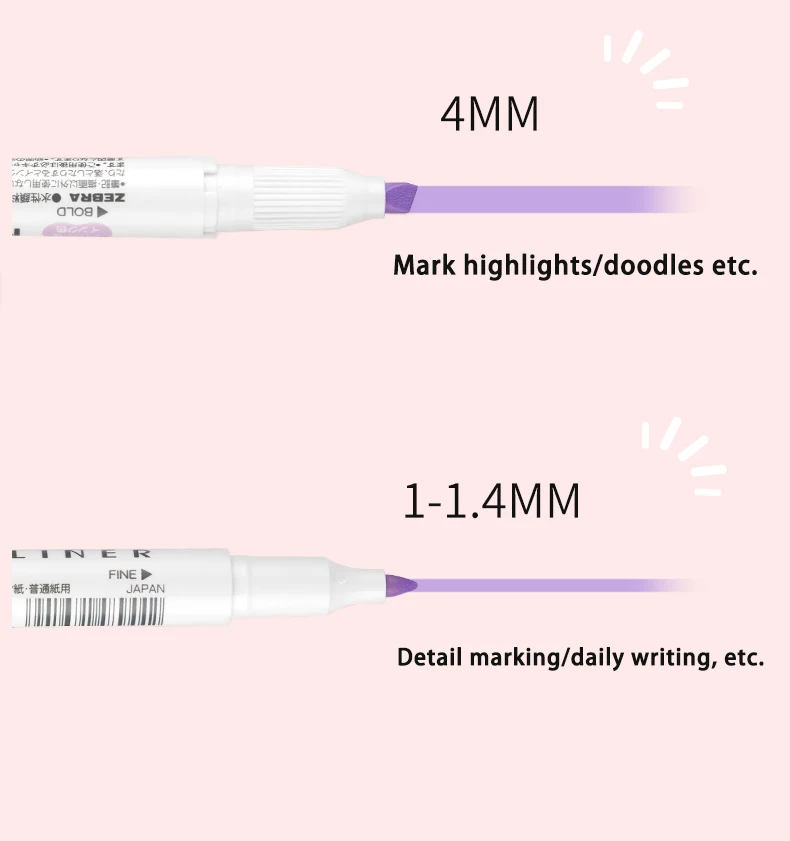 Japan ZEBRA Highlighters Pen s - Highlighter Set Pastel avaliação e preço