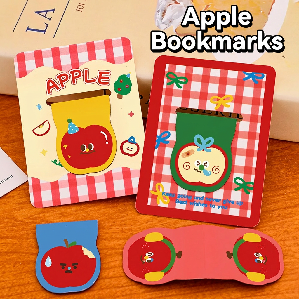 Cute Apple Shaped Magnetic Boo - Paperclip Magnetic Set avaliação e preço