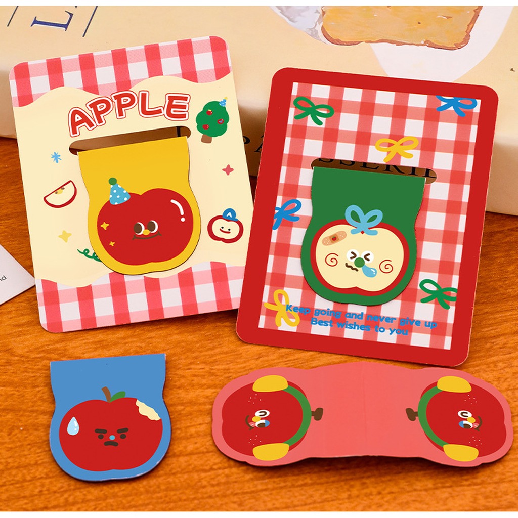 Cute Apple Shaped Magnetic Boo - Paperclip Magnetic Set avaliação e preço