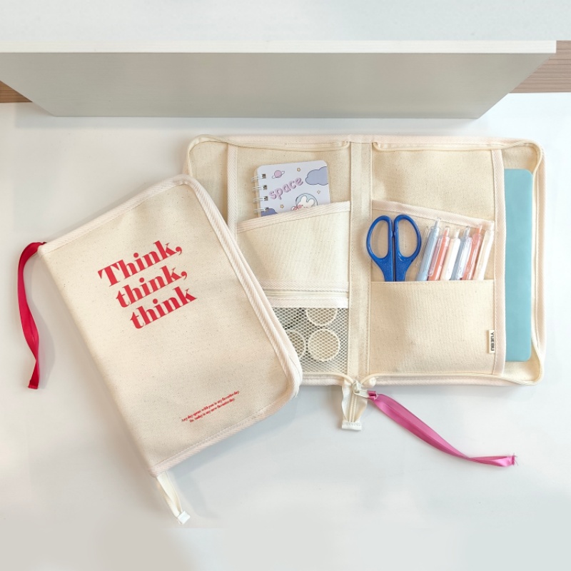 Large Capacity Canvas Planner  - Portfolio Folder Zip avaliação e preço