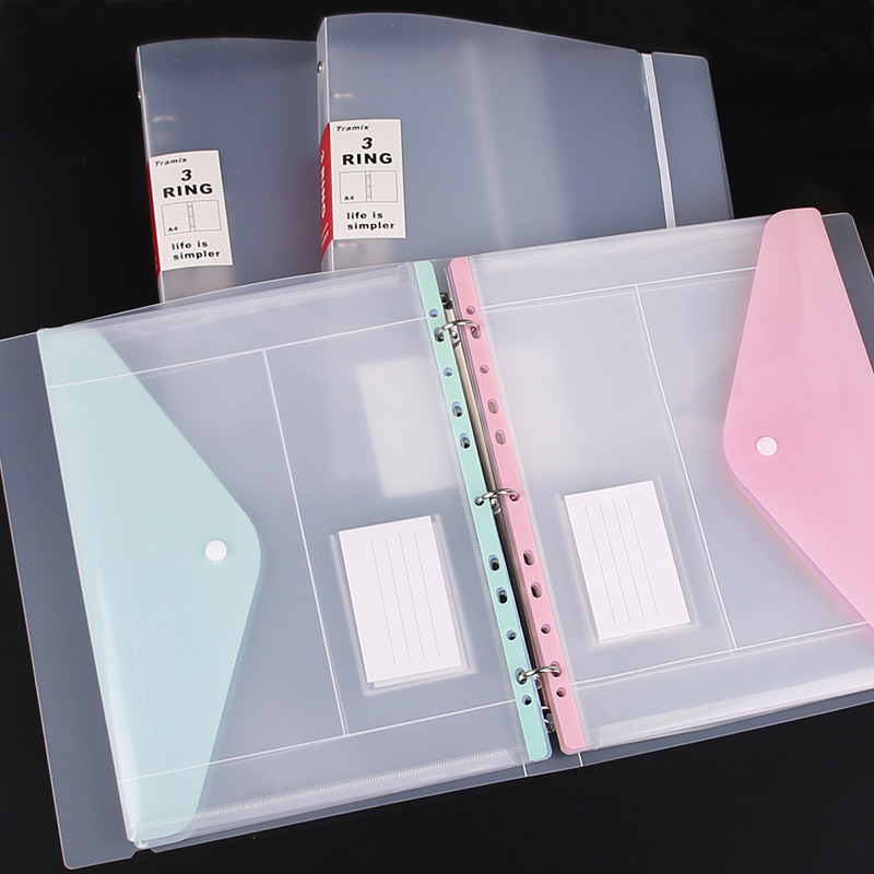 Plastic 11-hole Loose-leaf Fil - Portfolio Folder Zip avaliação e preço