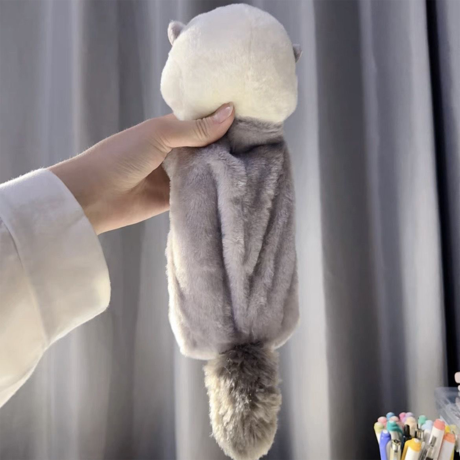 Creative Plush Toy Pencil Case - Stationery Supplier avaliação e preço