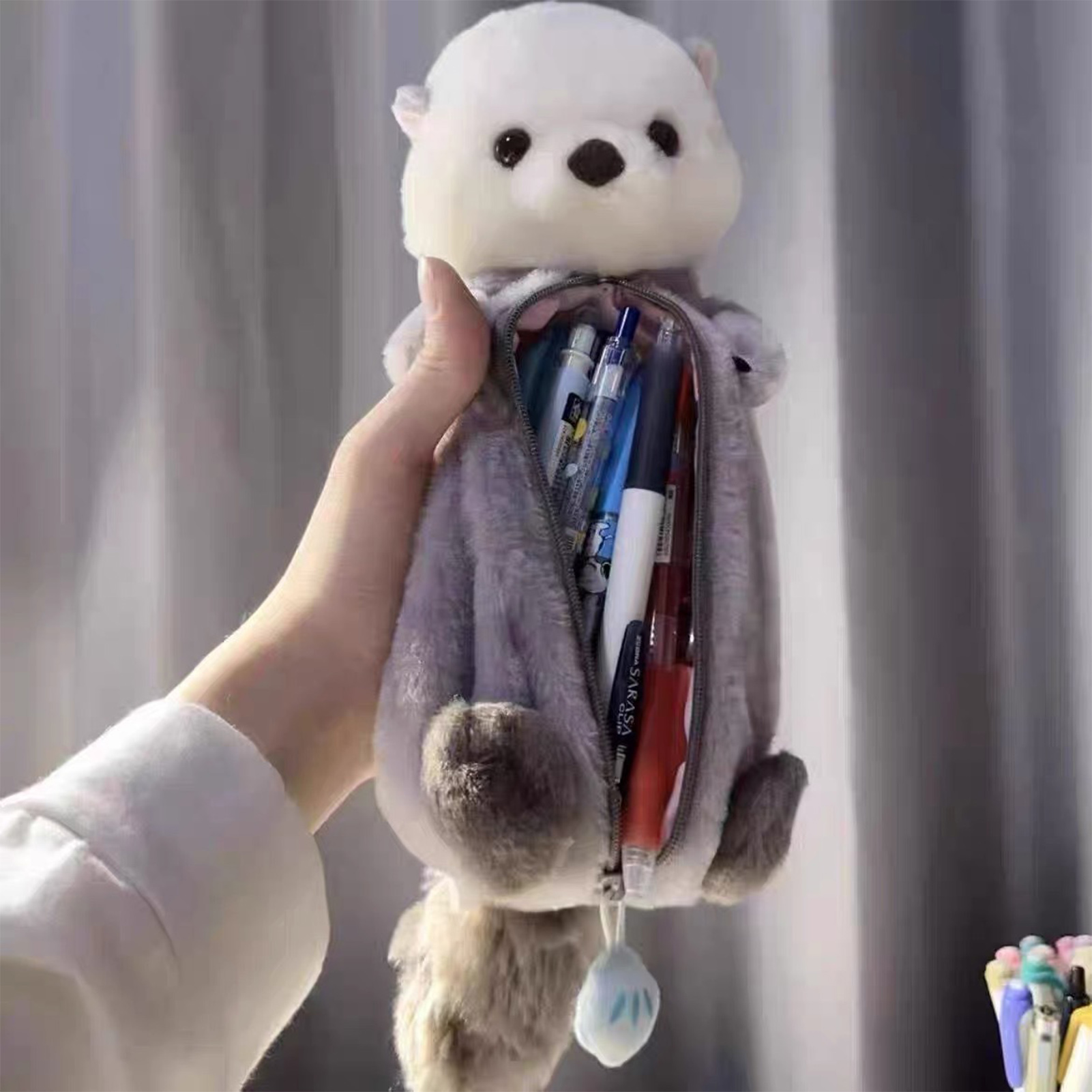 Creative Plush Toy Pencil Case - Stationery Supplier avaliação e preço