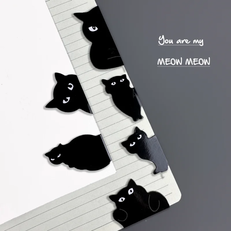 6 Pcs/set Cute Cat Magnet Book - Paperclip Magnetic Set avaliação e preço