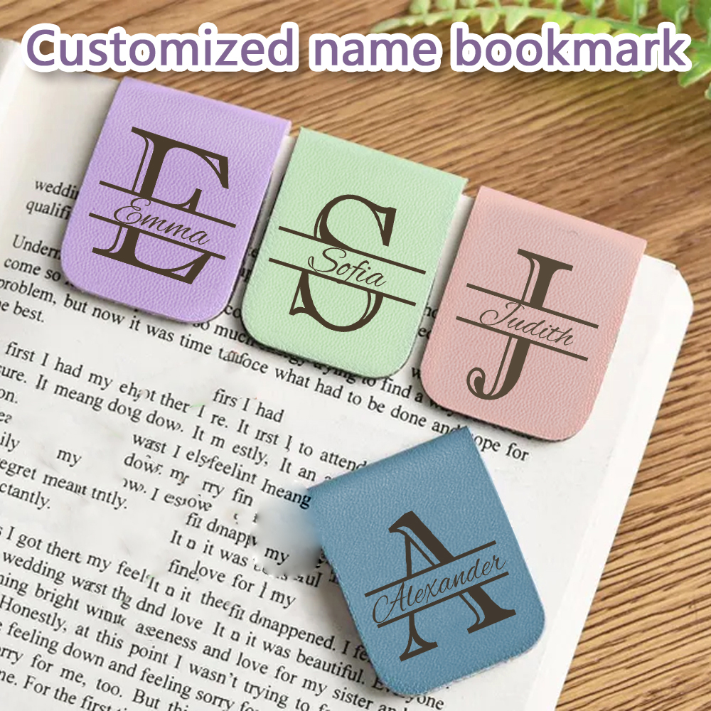 1pc Name Bookmark with letters - Bookmark Magnetic Clip avaliação e preço