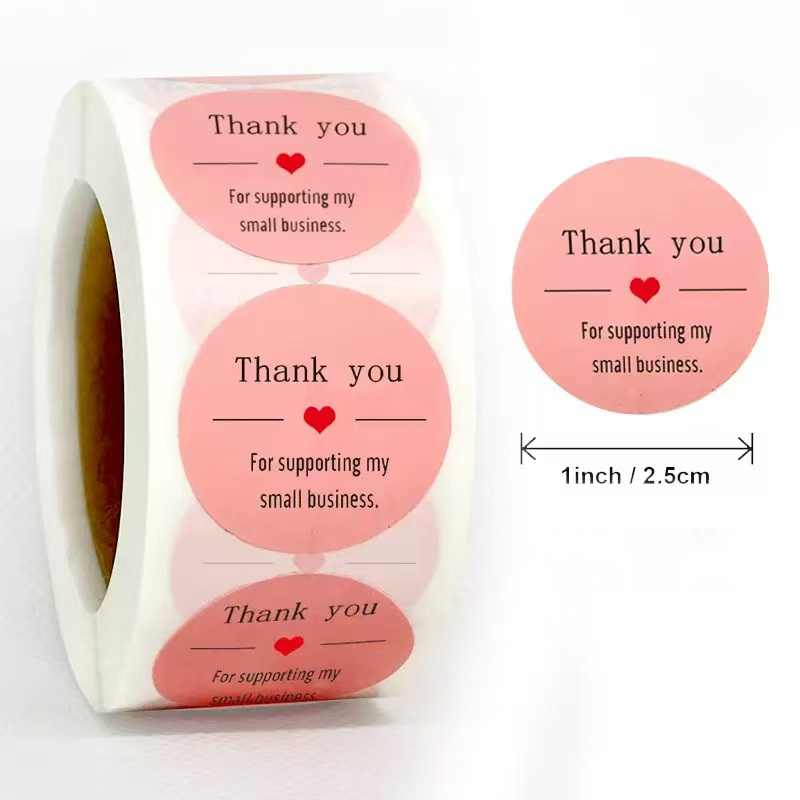 Thank You for Supporting My Sm - Sticker Label Roll avaliação e preço