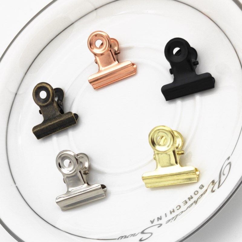 20PCS/Set 21mm*23mm Round Meta - Binder Clip Assorted avaliação e preço