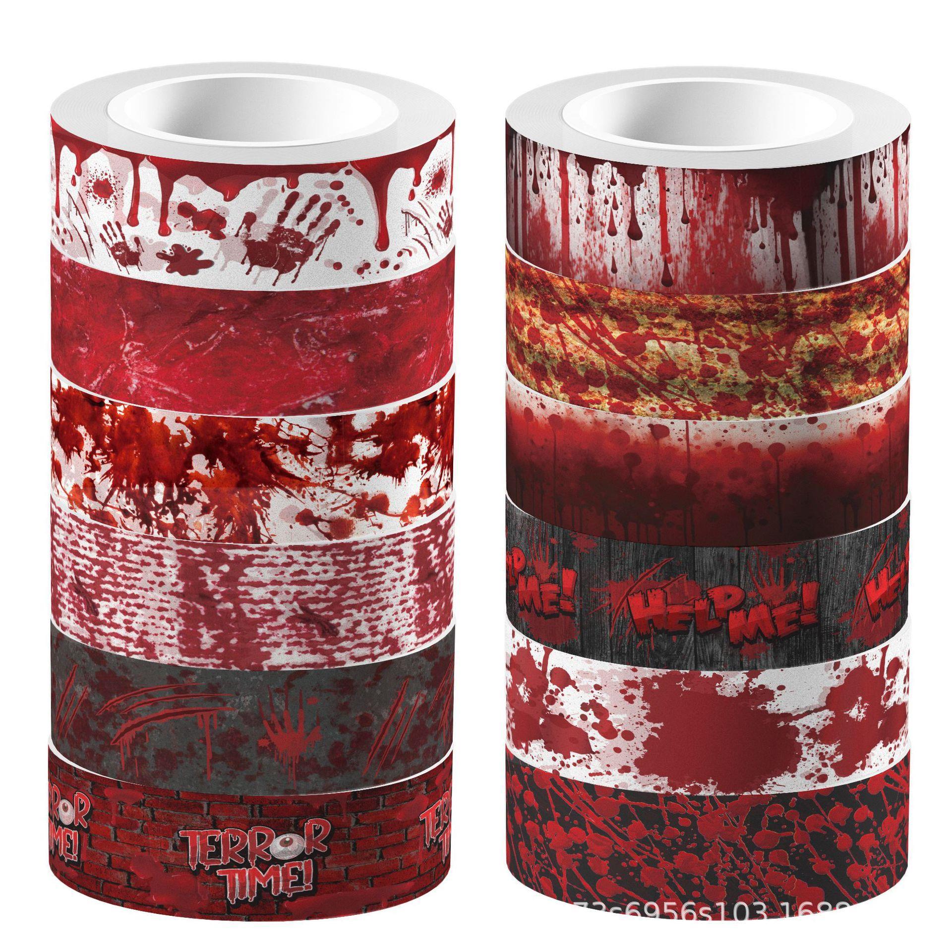 Halloween Bloody Hand Bleeding - Washi Tape Set avaliação e preço