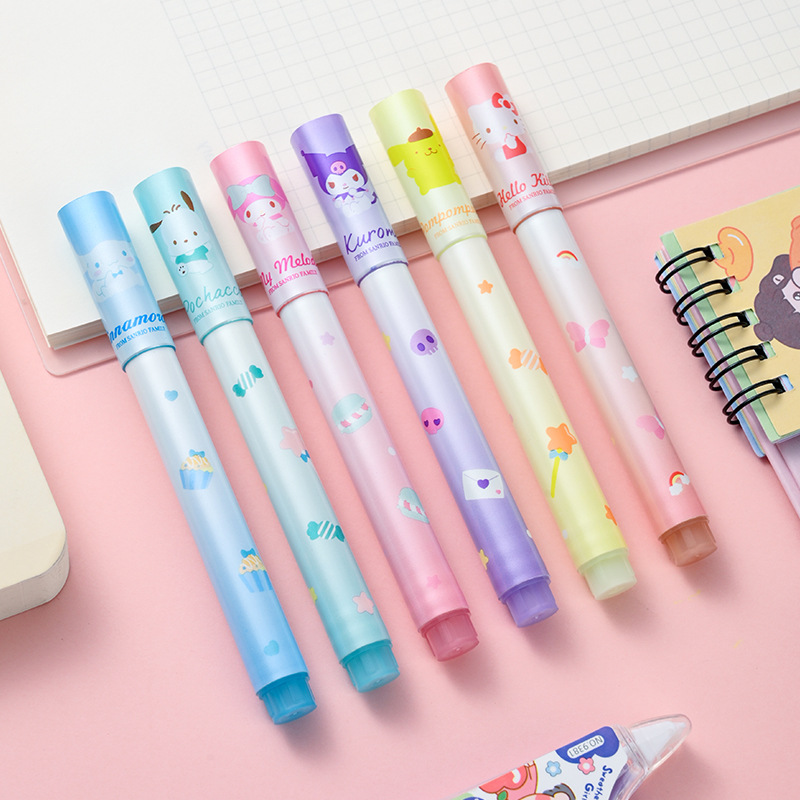 6Pcs Sanrio Hello Kitty Highli - Highlighter Set Pastel avaliação e preço