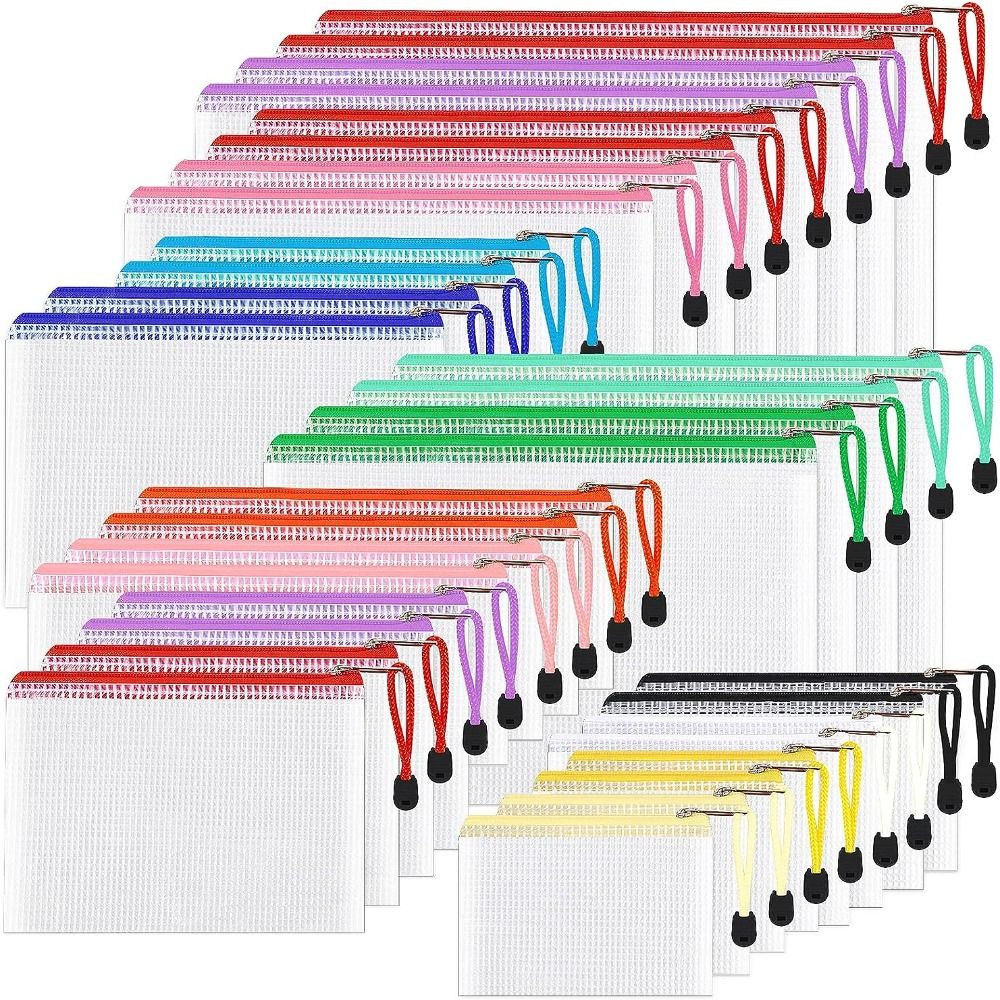 Cosmetic Makeup Bags Mesh Zipp - Portfolio Folder Zip avaliação e preço