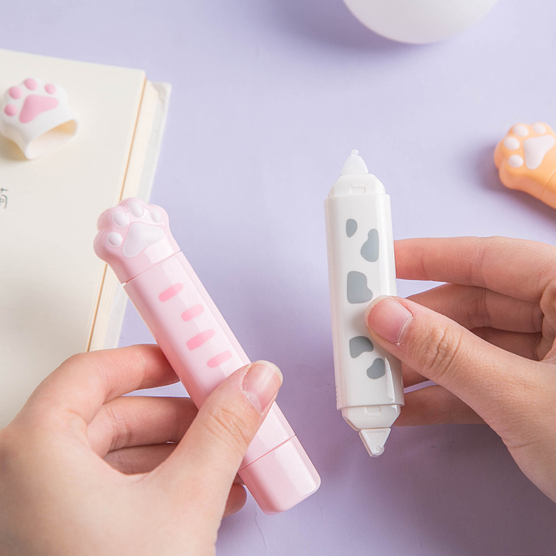 Cute Cat Paw Roller Glue Corre - Correction Tape Roller avaliação e preço