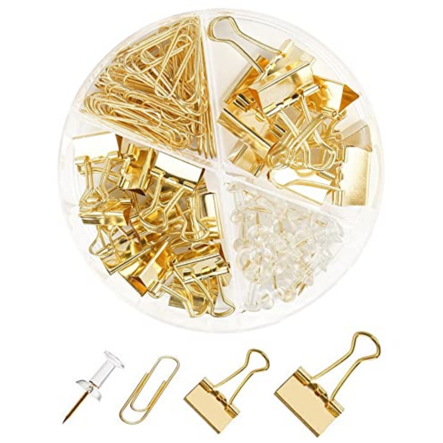 Paper Binder and Clips Set, Me - Binder Clip Assorted avaliação e preço