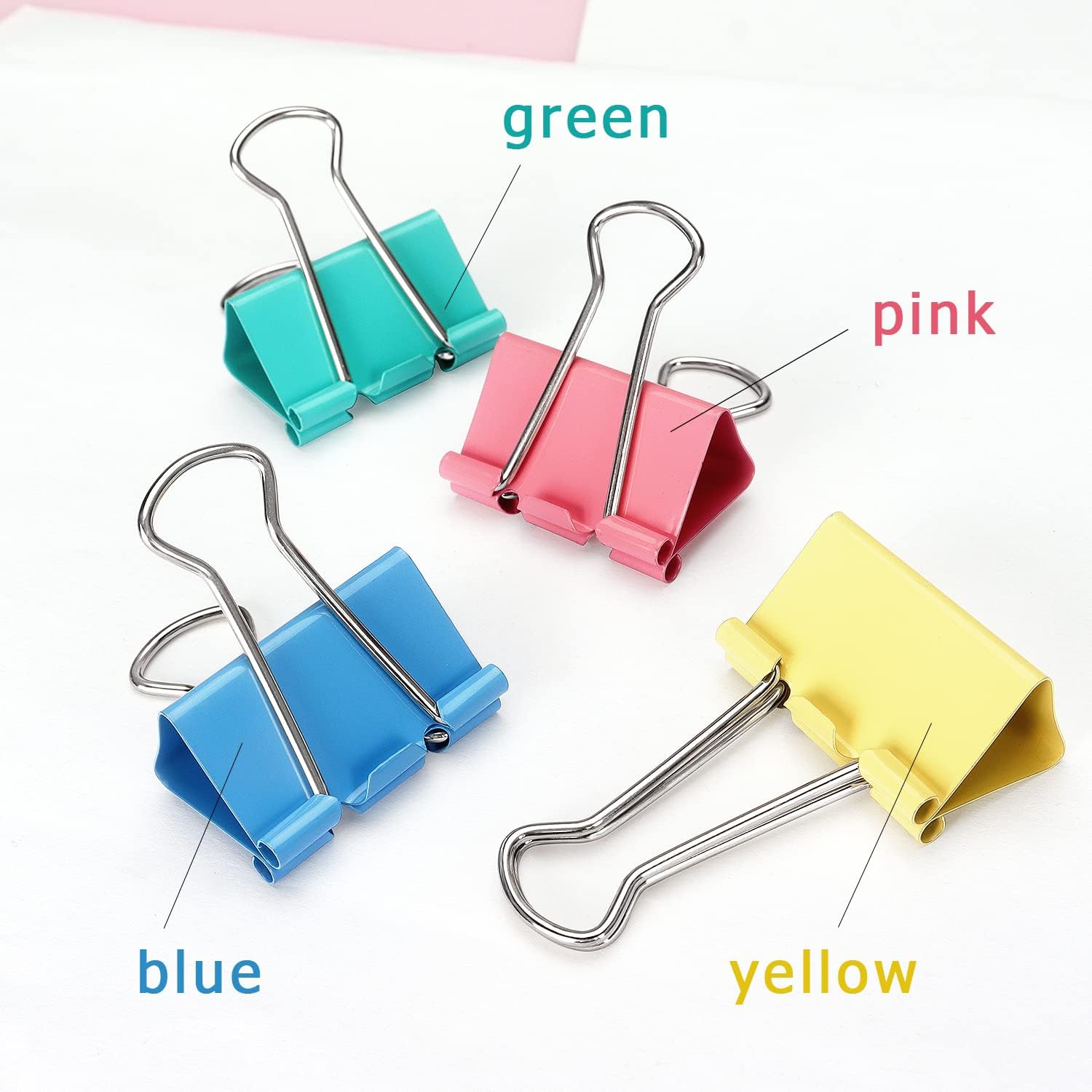 Colorful Binder Clips, Assorte - Binder Clip Assorted avaliação e preço