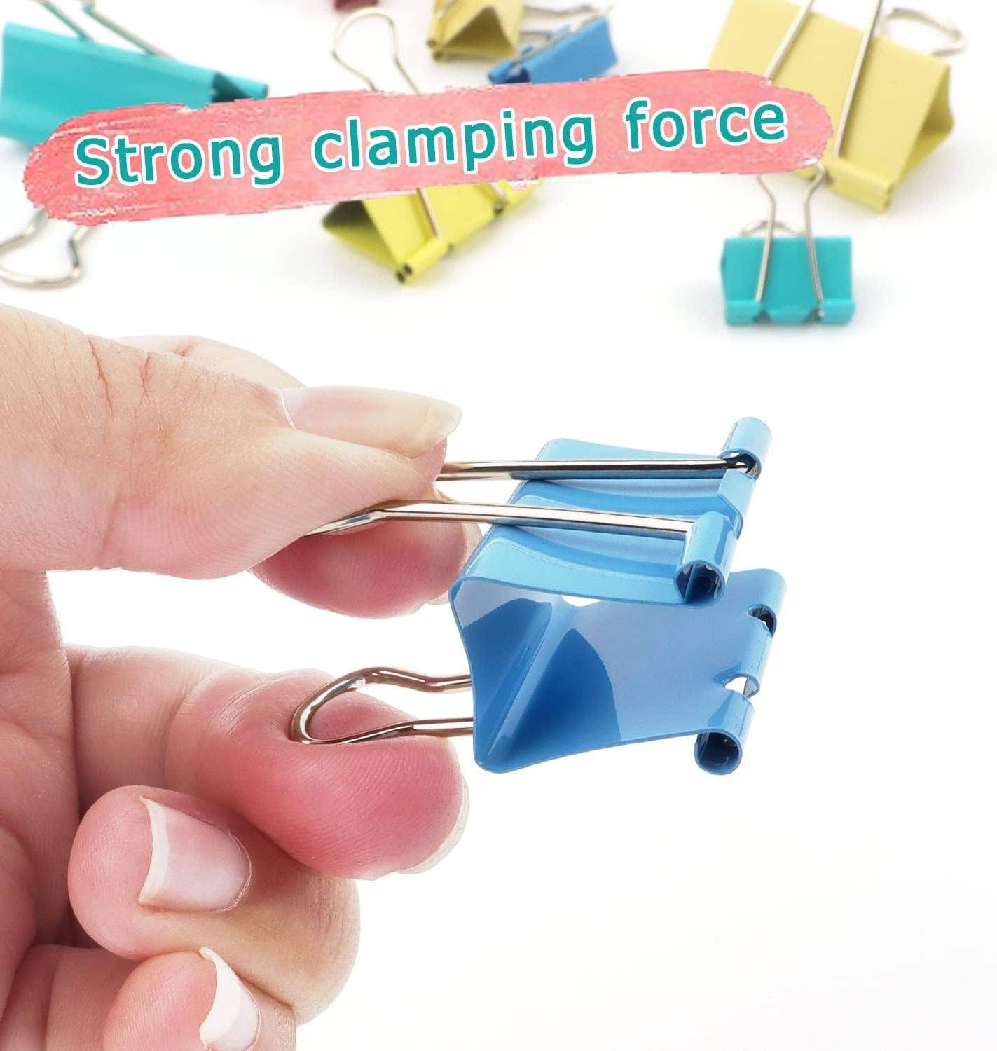 Colorful Binder Clips, Assorte - Binder Clip Assorted avaliação e preço
