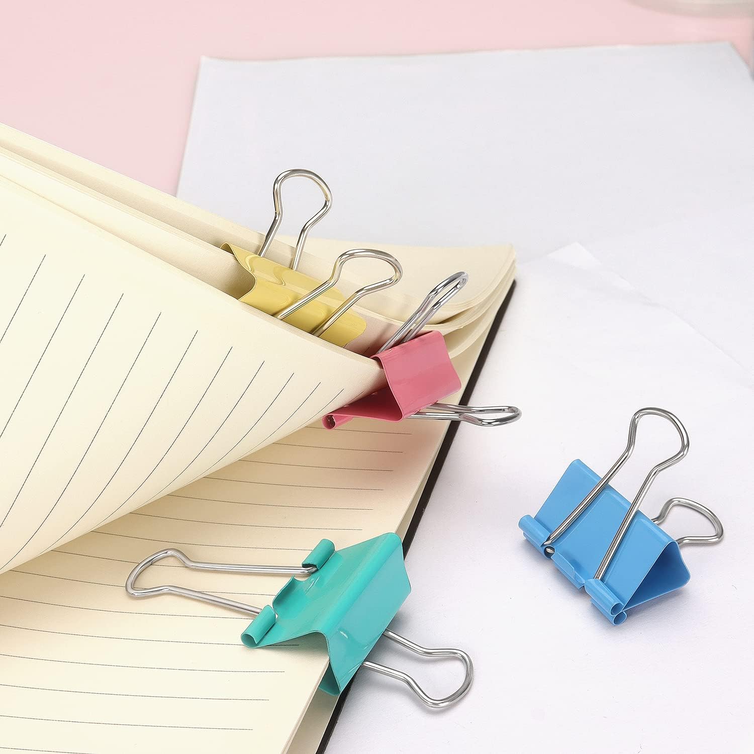 Colorful Binder Clips, Assorte - Binder Clip Assorted avaliação e preço