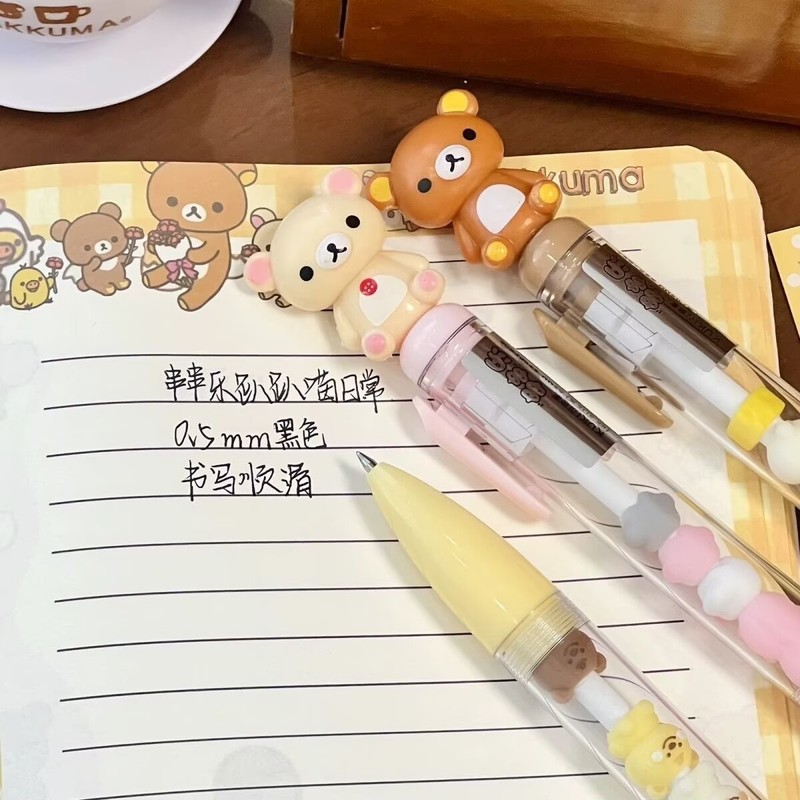 Rilakkuma Beaded Gel Pen Carto - Stationery Supplier avaliação e preço