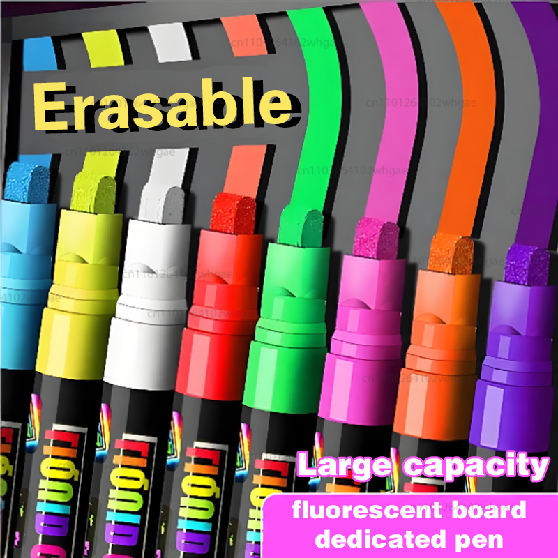 8Color 8mm Liquid Chalk Erasab - Highlighter Set Pastel avaliação e preço