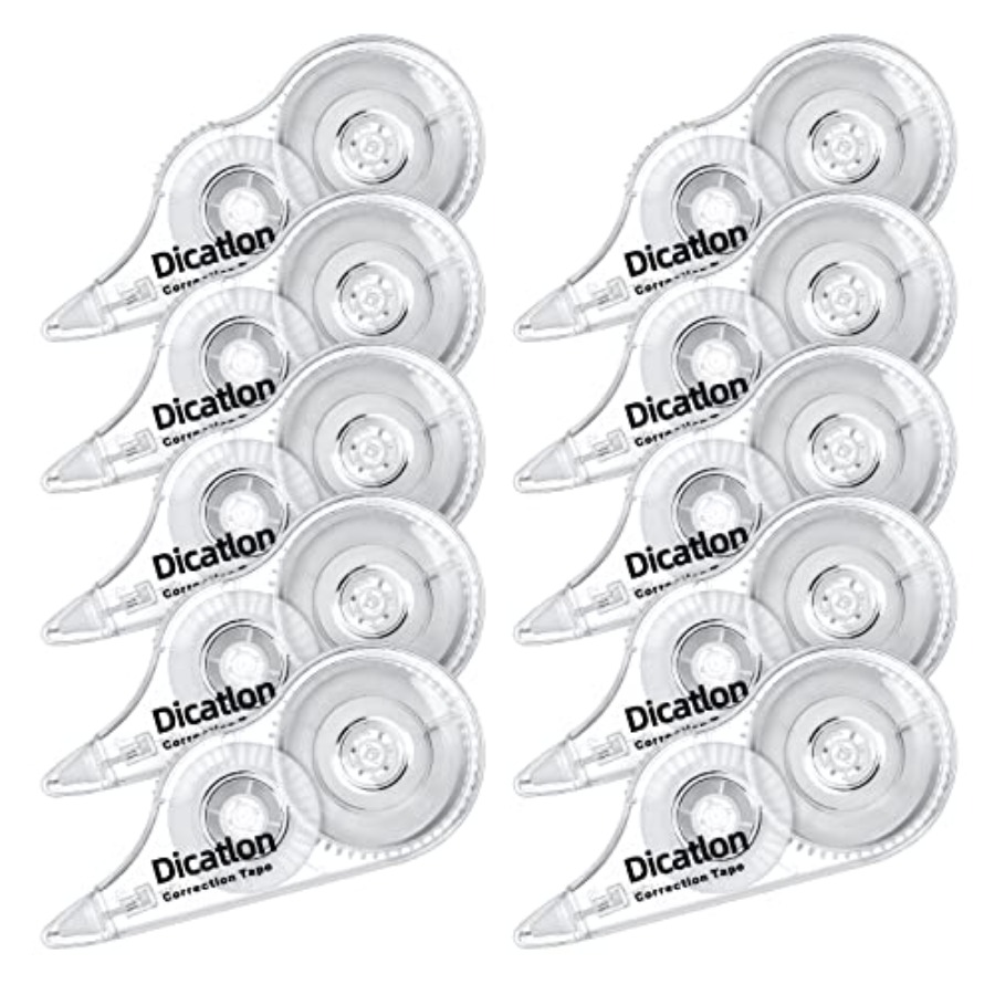 White Correction Tape 10 Pack, - Correction Tape Roller avaliação e preço