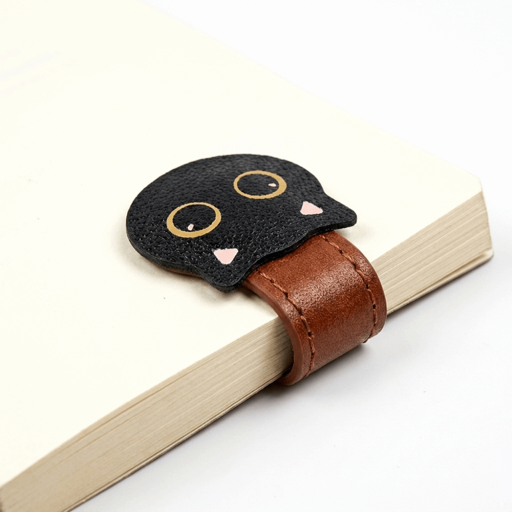Cute PU Magnetic Page Clip Cat - Bookmark Magnetic Clip avaliação e preço