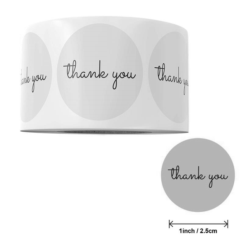 500 Thank You Stickers Roll 25 - Sticker Label Roll avaliação e preço