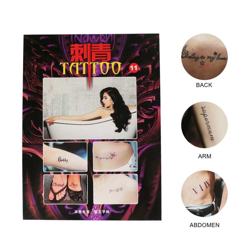 Tattoo Book Design English Wor - Carbon Copy Book avaliação e preço