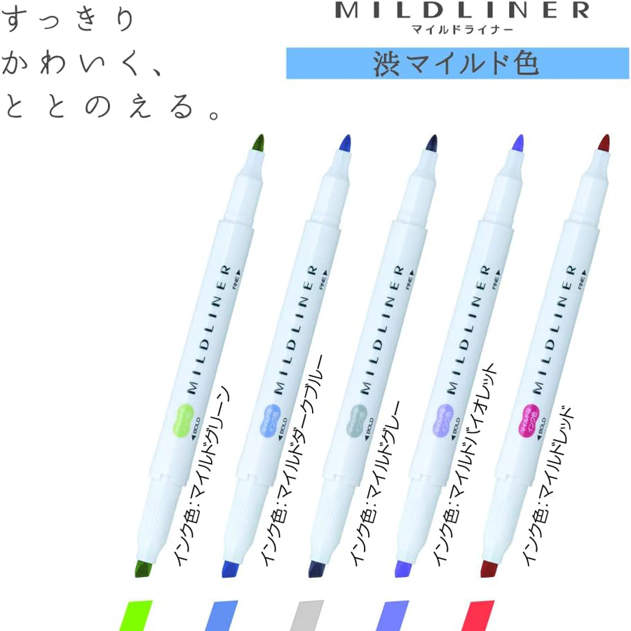 Japan ZEBRA Highlighter Pen Ne - Highlighter Set Pastel avaliação e preço