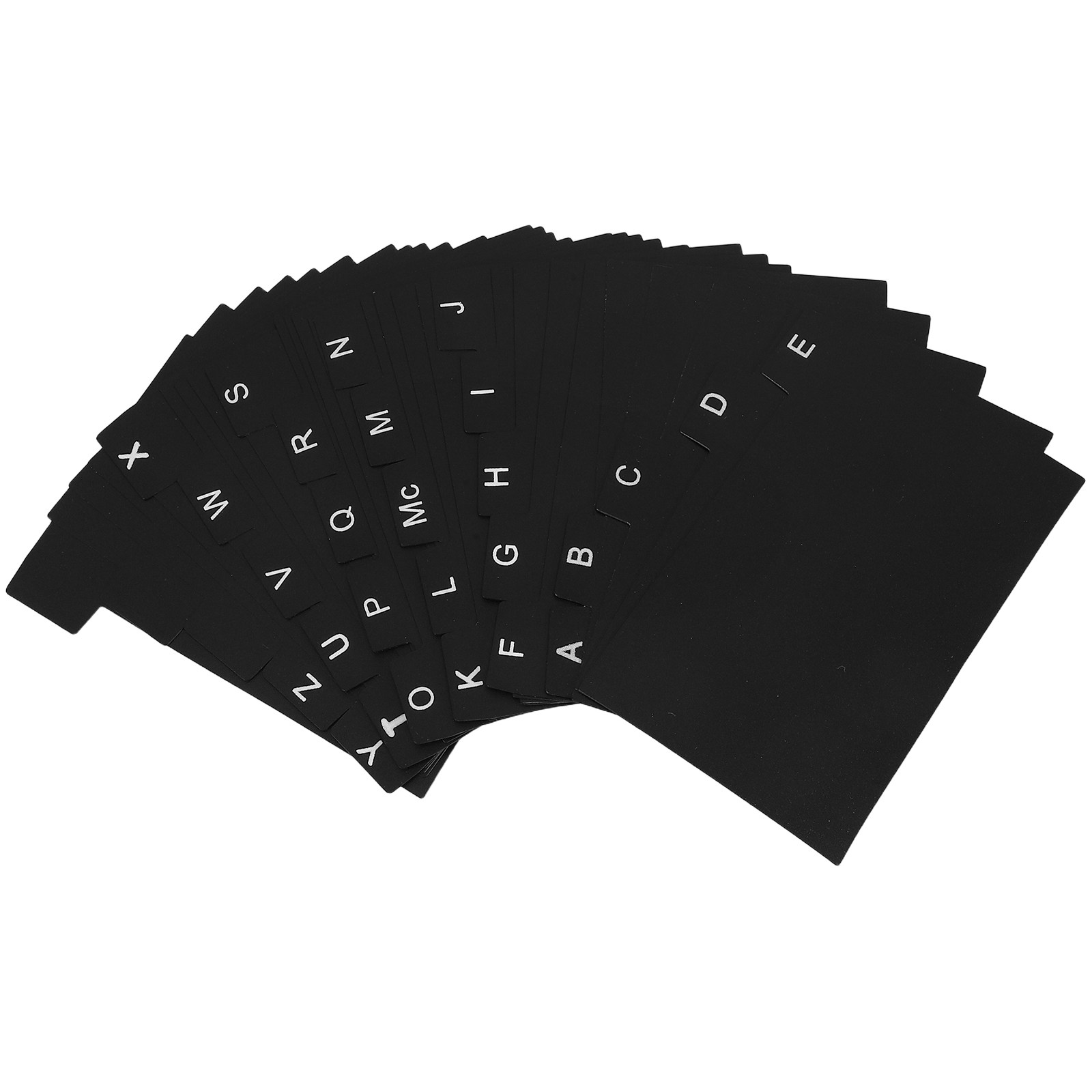30Pcs Black Index Card Divider - Index Tab Divider avaliação e preço