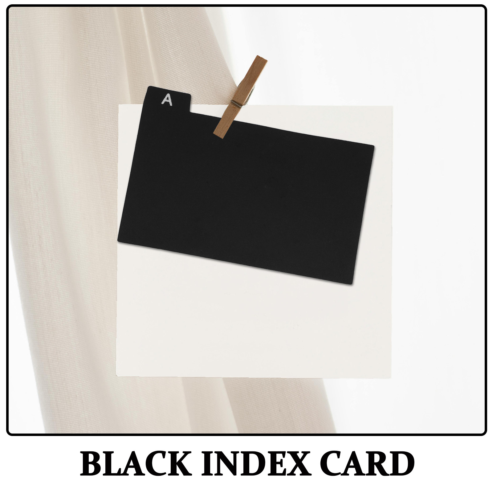 30Pcs Black Index Card Divider - Index Tab Divider avaliação e preço