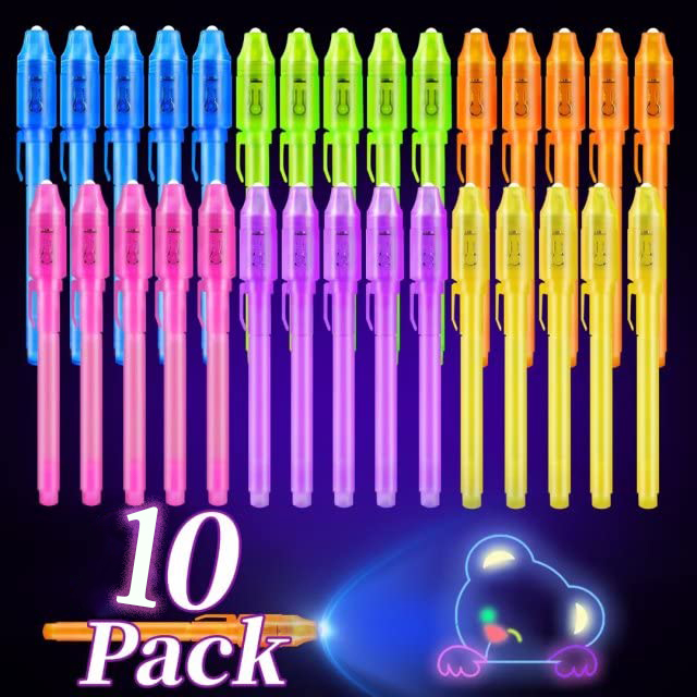 10pcs Invisible Ink Pen Magic  - Highlighter Set Pastel avaliação e preço
