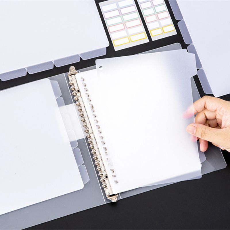 A4 A5 B5 Binder Dividers Gener - Index Tab Divider avaliação e preço