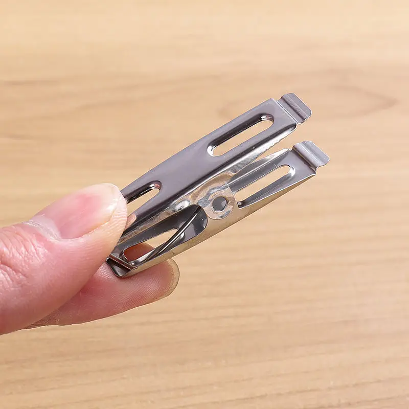 20pcs Stainless Steel Flat Mou - Binder Clip Assorted avaliação e preço